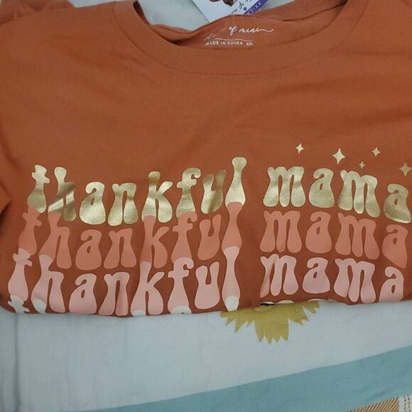 NWT STATE OF MINE THANKFUL MAMA TSHIRT - Picture 4 of 5